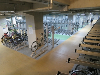 余裕のある東口地下「武蔵小杉駅自転車等駐車場第5施設」