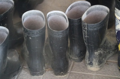 浸水時に使われた長靴