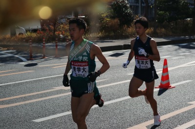 2位を争った青山学院大学と東洋大学