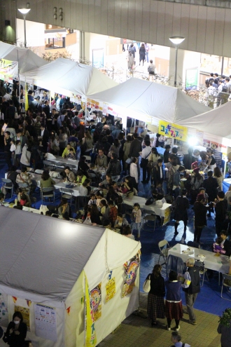 「コスギフェスタ2015」前夜祭が開催されたこすぎコアパーク