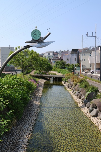 同じく「江川せせらぎ遊歩道」