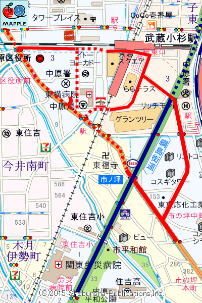 武蔵小杉駅周辺の自転車通行環境整備計画