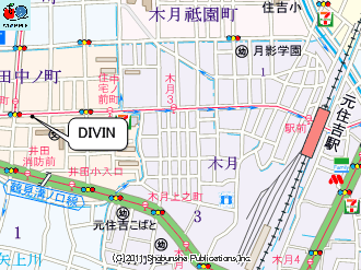 「patisserie　DIVIN」のマップ
