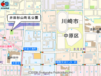 井田杉山町北公園　マップ