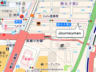 「Journeyman」のマップ