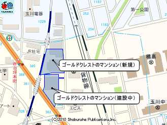ケーヒン川崎工場・島忠市ノ坪店跡地の開発マップ