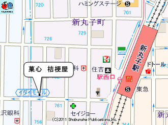 「菓心　桔梗屋」のマップ