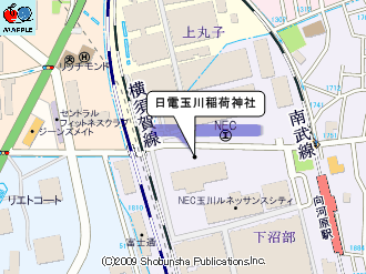 日電玉川稲荷神社　マップ