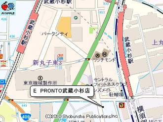 「E　PRONTO武蔵小杉店」マップ