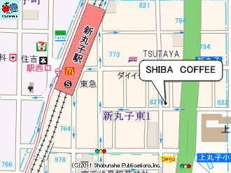 「SHIBA　COFFEE」のマップ