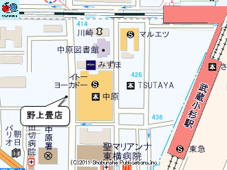 「野上畳店」マップ