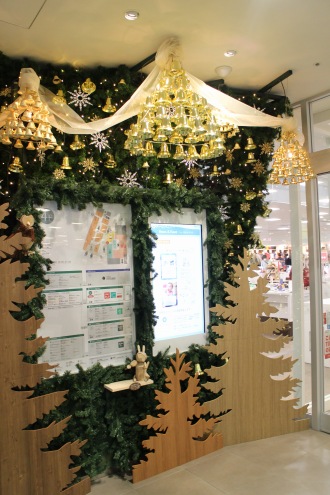 武蔵小杉東急スクエアのクリスマス飾り付け