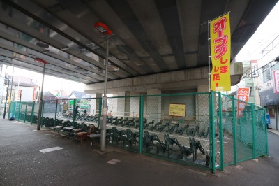 東急線高架下の「TOBU PARK武蔵小杉駅駐輪場」