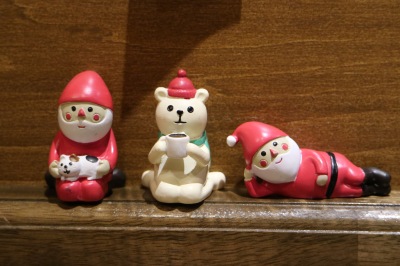 「SHIBACOFFEE」のクリスマス人形